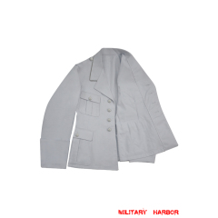 WWII German Luftwaffe M35 Officer white summer Jacket tunic short cut