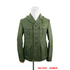 WWII German DAK/Tropical Afrikakorps olive field tunic 1st pattern/M40