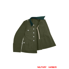 WWII German DAK/Tropical Afrikakorps M36 General Officer Olive Service Tunic Jacket