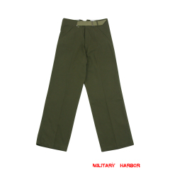 WWII German DAK/Tropical Afrikakorps olive trousers