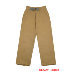 WWII German DAK/Tropical Afrikakorps Sand Trousers