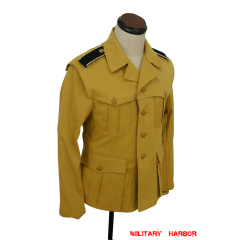 WWII German DAK/Tropical SS sand field tunic 1st pattern - Italian 'SAHARIANA'