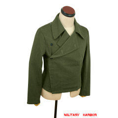 WWII German DAK/Tropical Afrikakorps olive Heer panzer wrap/jacket type I