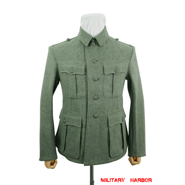 WWII German M33 Heer EM fieldgrey wool tunic FeldbluseWool Heer Tunics ...