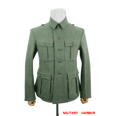 WWII German M33 Heer EM fieldgrey wool tunic Feldbluse
