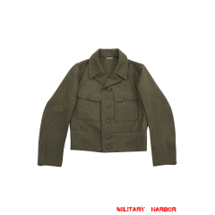 WWII German M44 Heer EM Brown wool tunic Feldbluse