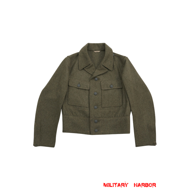 WWII German M44 Heer EM Brown wool tunic Feldbluse