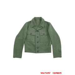 WWII German M44 Heer EM Fieldgrey wool tunic Feldbluse