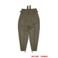 WWII German Heer M43 brown wool trousers keilhosen