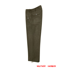 WWII German Heer M44 brown wool trousers