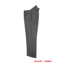 WWII German M36 stone grey wool trousers