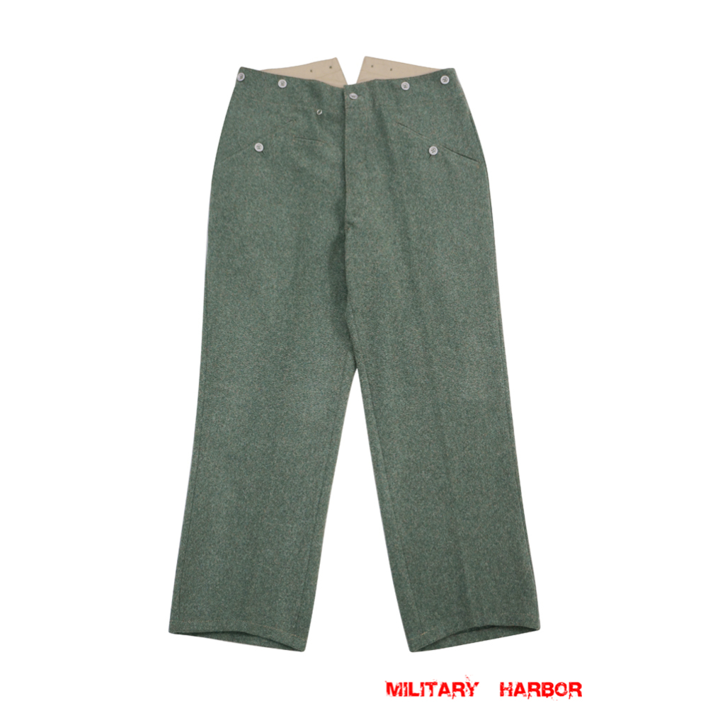 WWII German Heer M40 field wool trousersWool Heer Trousers -Military Harbor