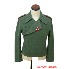 WWII German Heer assault gunner field wool wrap/jacket