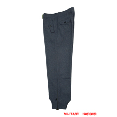 WWII German Luftwaffe blue grey wool panzer trousers