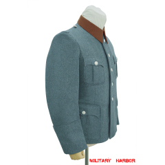 WWII German Police Gendarmerie General Officer Wool Service Tunic Jacket 5 Buttons