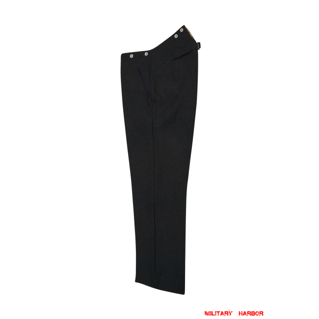 WWII German Police Officer Wool Trousers With pipeWool Police Trousers ...