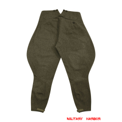 WWII German SS Officer Brown Wool Breeches