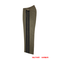 WWII German RAD General Wool Straight Trousers