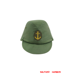 WWII Japanese IJN Navy Third Type EM field cap Green 第二次世界大戦 日本帝国海軍 三種 兵用略帽 緑系