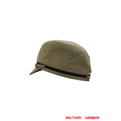 WWII Japanese IJN Navy Third Type NCO field cap Khaki 第二次世界大戦 日本帝国海軍 三種 下士官略帽 茶系