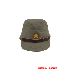 WWII Japanese IJA Army EM field cap cotton Khaki 第二次世界大戦 日本帝国陸軍 兵用略帽戦闘帽 棉