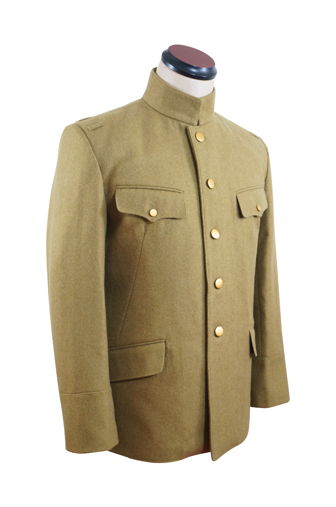 WWII Japanese IJA M1930 Showa Type 5 Officer Wool tunic yellowish 
