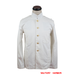 WWII Japanese IJN Navy Second Type tunic/jacket White 第二次世界大戦 日本帝国海軍 二種 ジャケット軍衣 白/ワイト