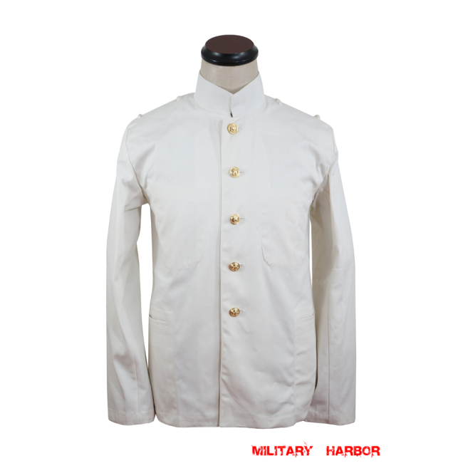 WWII Japanese IJN Navy Second Type tunic/jacket White 第二次世界大戦 日本帝国海軍 二種 ジャケット軍衣 白/ワイト