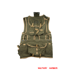 WWII US ARMY D Day Assault Vest in OD No.7