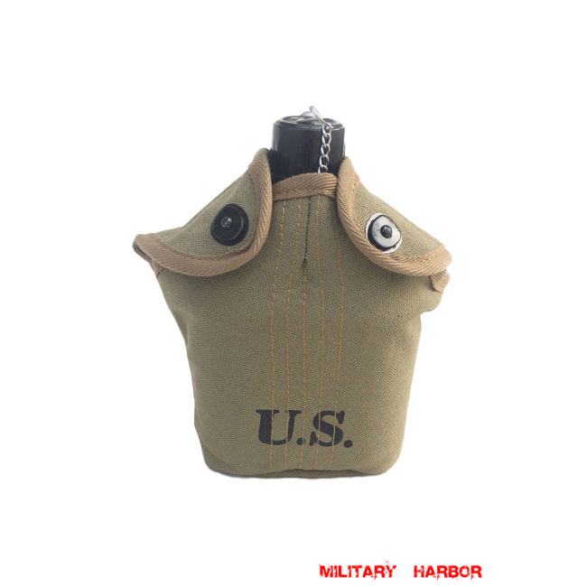 WWII Army M1910 Canteen Cover in OD3