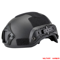 Military Army MICH2001 Tactical Helmet ABS for airsoft black